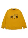 Dsquared2 Icon-print Sweatshirt In Yellow