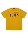 Dsquared2 Icon-print T-shirt In Yellow