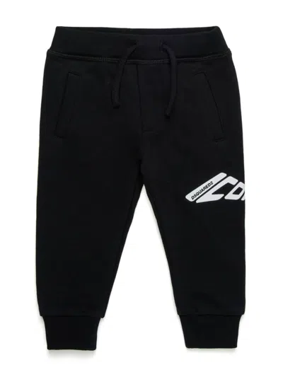 Dsquared2 Babies' Icon-print Track Pants In Black