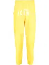 Dsquared2 Icon-print Track Pants In Yellow