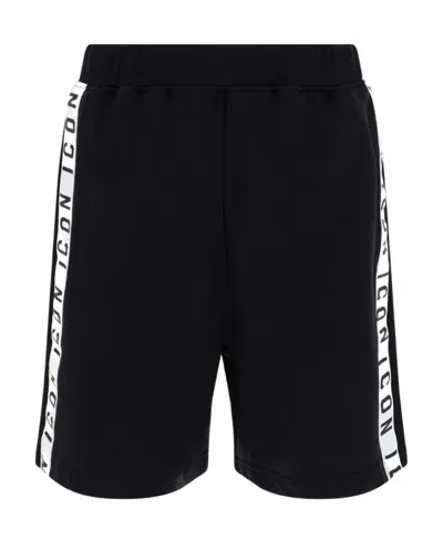 DSQUARED2 DSQUARED2 LOGO PRINTED BERMUDA SHORTS