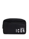 Dsquared2 Icon-print Wash Bag In 黑色
