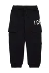Dsquared2 Logo-print Cotton Track Pants In Black