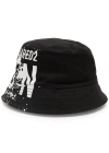 DSQUARED2 ICON PRINTED COTTON BUCKET HAT
