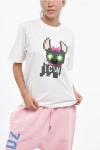Dsquared2 Icon Printed Easy Fit Crew-neck T-shirt In White