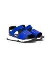 Dsquared2 Icon Printed Sandals In Blue