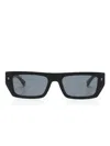 Dsquared2 Icon Rectangular-frame Sunglasses In Schwarz