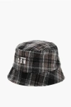 Dsquared2 Icon Reversible Plaid Motif Bucket Hat