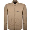 Dsquared2 Icon Ripstop Overshirt Khaki In Khaki