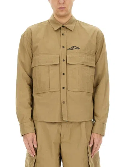 DSQUARED2 ICON RIPSTOP" SHIRT