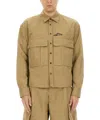 Dsquared2 Dsquared Men "icon Ripstop" Shirt In Brown
