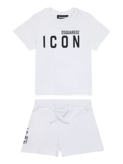 Dsquared2 Babies' Icon Set In White