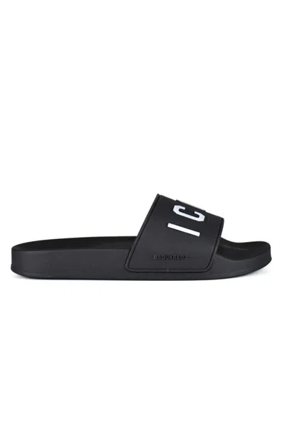 Dsquared2 Icon Slides In Black