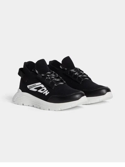 Dsquared2 Icon Sneakers In ブラック