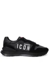 Dsquared2 Icon Logo Running Sneakers In Black