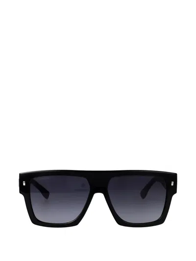 Dsquared2 Icon Square-frame Sunglasses In Black