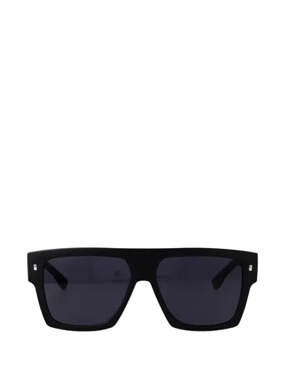 Dsquared2 Icon Square-frame Sunglasses In Black