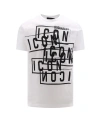 DSQUARED2 ICON STAMPS COTTON T-SHIRT