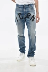 Dsquared2 Icon Straight Leg Cool Guy Jeans With Contrasting Detail 18c In Blue
