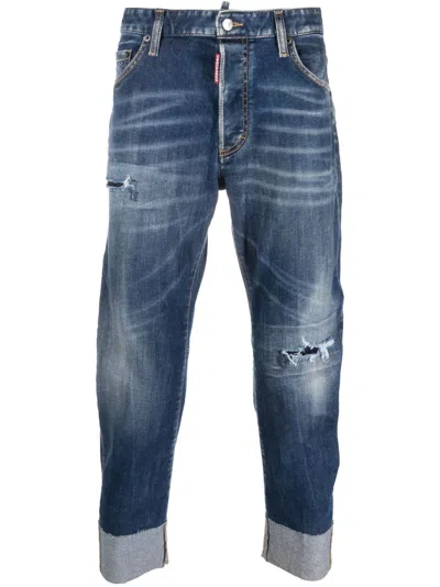 Dsquared2 Icon Straight-leg Jeans In Blue