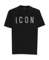 Dsquared2 Icon Studded T-shirt In Black