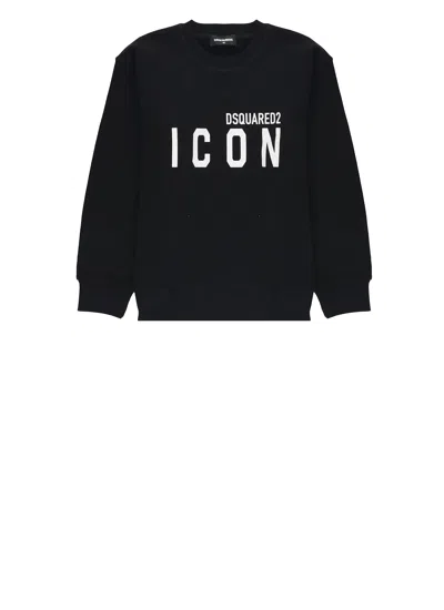Dsquared2 Kids' Icon Sweatshirt In Black