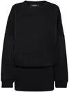 Dsquared2 Icon Sweatshirt Dress In Black