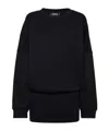 Dsquared2 Icon Sweatshirt Dress In Black