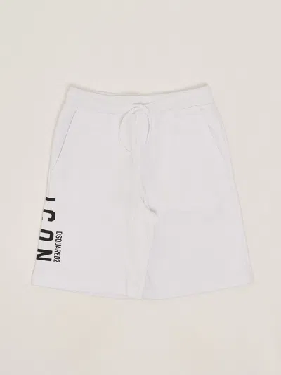 Dsquared2 Kids' Icon Sweatshorts Shorts In White