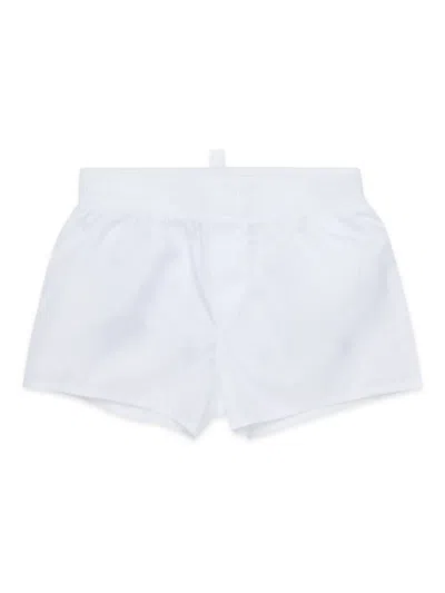 Dsquared2 Babies' Icon Swim Shorts In White