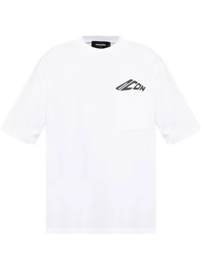 Dsquared2 Dsquared Men Icon T-shirt In White