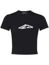 Dsquared2 Signature Icon Cropped T-shirt In Black