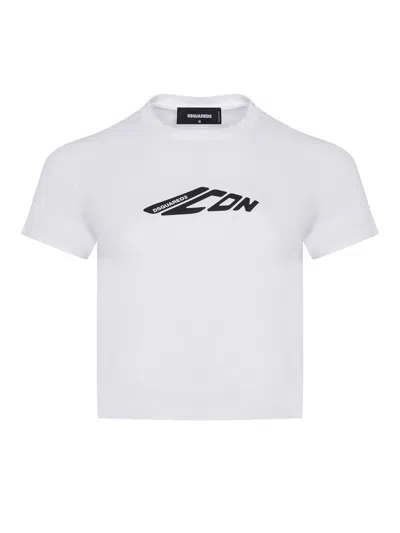 Dsquared2 'icon' T Shirt Made Of Cotton.