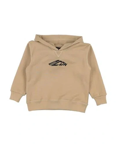 Dsquared2 Babies'  Icon Toddler Boy Sweatshirt Camel Size 6 Cotton In Nude