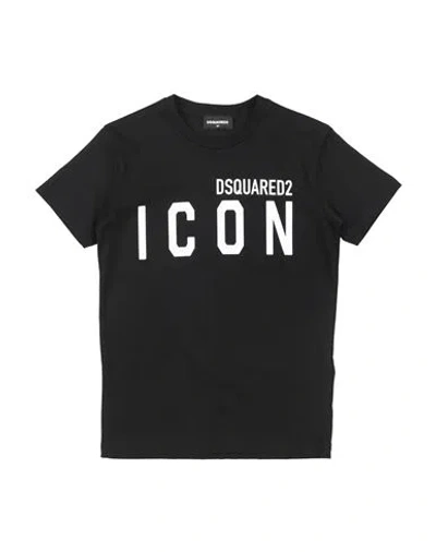 Dsquared2 Babies'  Icon Toddler Boy T-shirt Black Size 6 Cotton