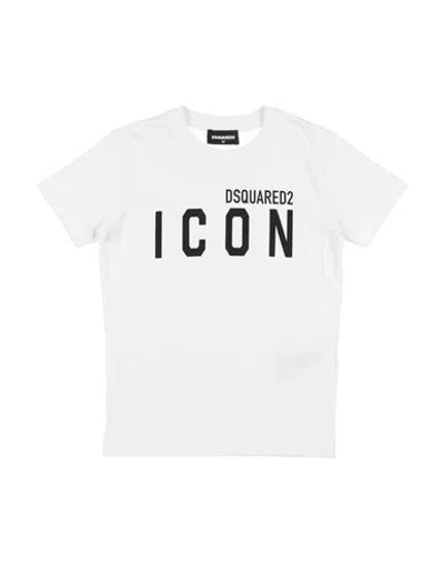 Dsquared2 Babies'  Icon Toddler Boy T-shirt White Size 6 Cotton