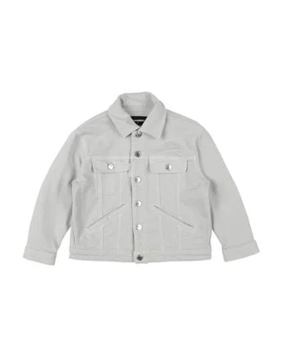 Dsquared2 Babies'  Icon Toddler Denim Outerwear Light Grey Size 6 Cotton, Elastane In Gray