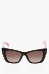 Dsquared2 Icon Tortoiseshell Motif Cat-eye Sunglasses In Brown