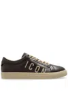 Dsquared2 Icon Man Sneakers Chocolate Brown Size 8 Calfskin