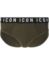 DSQUARED2 ICON-WAISTBAND BRIEFS