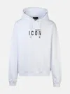Dsquared2 'icon' White Cotton Hoodie In White