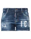 Dsquared2 Denim Shorts In Blue
