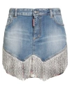 Dsquared2 Denim Mini Skirt In Multi