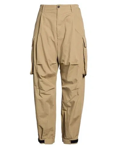 Dsquared2 Icon Woman Pants Camel Size 8 Cotton In Brown