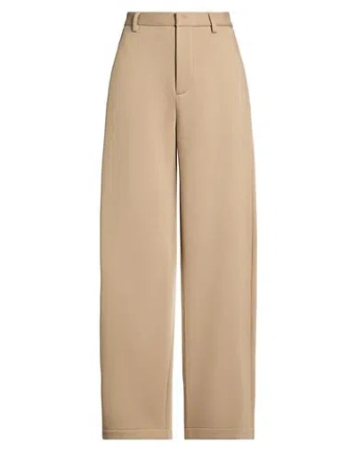 Dsquared2 Icon Woman Pants Khaki Size M Cotton, Polyester In Sand