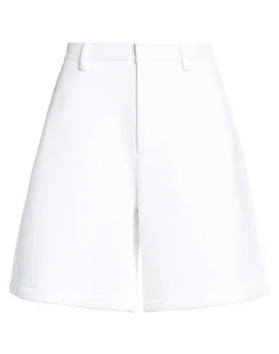 Dsquared2 Icon Woman Shorts & Bermuda Shorts White Size M Cotton, Polyester