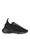Dsquared2 Icon Woman Sneakers Black Size 8.5 Textile Fibers In Black