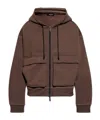 Dsquared2 Icon Zip-up Hoodie In Brown