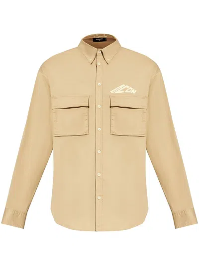DSQUARED2 ICONIC COTTON SHIRT
