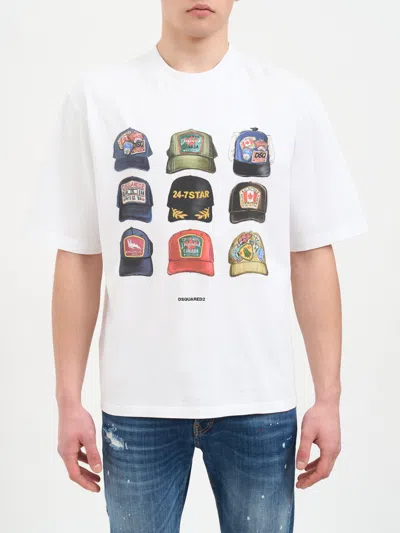 Dsquared2 Iconic Loose Fit T-shirt In Multi